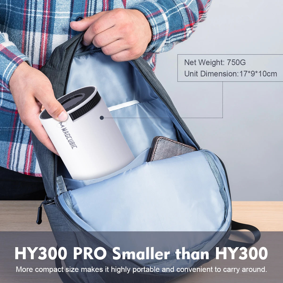 Transform Your Home Entertainment with the HY300 Pro: Android 11 4K Portable Projector Featuring Dual WiFi & Bluetooth 5.0