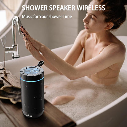 IPX5 Waterproof Bluetooth Speaker with 360° HD Surround Sound, Enhanced Bass, Wireless TWS Pairing, 24-Hour Playtime - Ideal for Home, Outdoor, Camping, and Beach Use, Perfect Birthday Gift